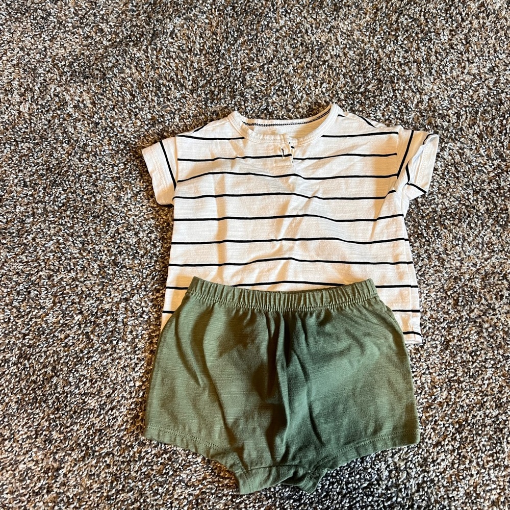 Cat & Jack Baby Striped Set